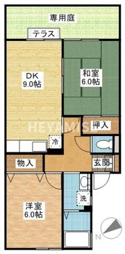 コンフォートたらみB棟の間取り画像