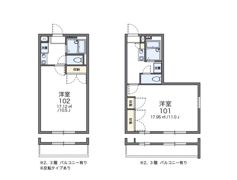 レオパレスメゾンの間取り画像