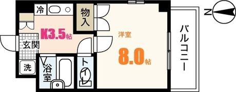 フォーチュナ上安駅前の間取り画像