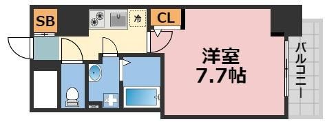 エグゼ堺筋本町の間取り画像