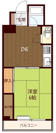 リバーサイドFKの間取り画像