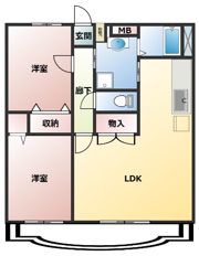 シャトー・ヴェレゾンⅡの間取り画像