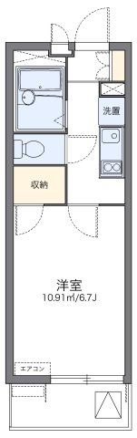レオパレススマイルハウスK＆Kの間取り画像