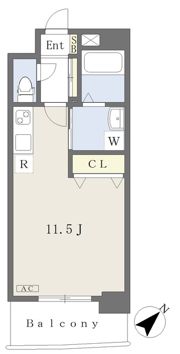 アンベリール紺屋町の間取り画像