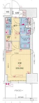 プレサンス神戸セレスティアの間取り画像