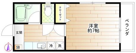 メゾンアンフィニの間取り画像