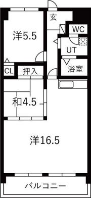 グランドールYKの間取り画像