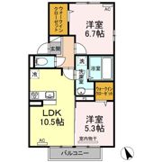 アリエッタⅡの間取り画像