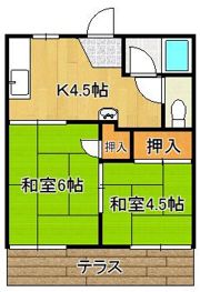 コーポテルサの間取り画像