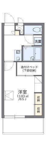 レオパレスシーサー館の間取り画像