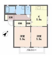 ソレイユ B棟の間取り画像