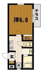 クレール六浦東の間取り画像