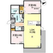 D-residence荘園Bの間取り画像