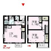 エスポワール立野C棟の間取り画像