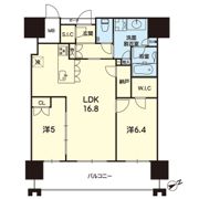 MJR熊本ｹﾞｰﾄﾀﾜｰ 1804号の間取り画像