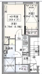 ラヴィエール秋葉原の間取り画像