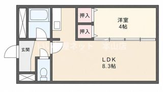 X-OVER21覚王山の間取り画像