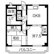 コンフォールSAKAEの間取り画像