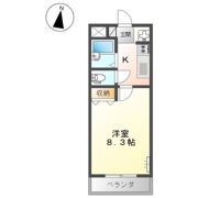 アムールパレスⅡの間取り画像