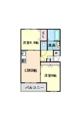 福田マンションの間取り画像