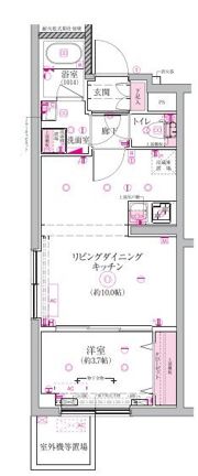 ベルシードステアー東日暮里Ⅱの間取り画像
