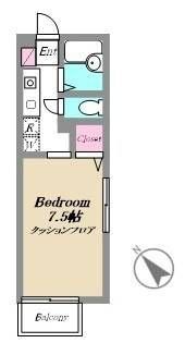 サンライン・ダイキュウ B棟の間取り画像