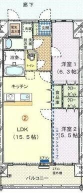 ブライムタワー古川の間取り画像