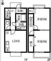DUPLEX 国王66Cの間取り画像