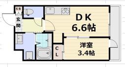 THE GARNET SUITE RESIDENCE 山科WESTの間取り画像