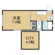 プリンスコート苦竹Aの間取り画像