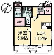 nfツインズ A棟の間取り画像