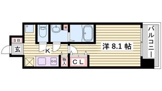 W-STYLE神戸Ⅱの間取り画像
