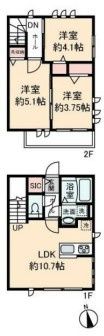 リヴィエール下井草の間取り画像