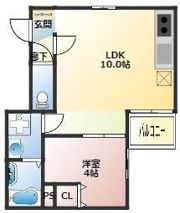 K-plusⅠの間取り画像