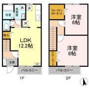 クレマンティーヌ B棟の間取り画像