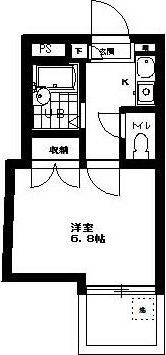 ジュネパレス市川第19の間取り画像