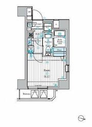 リライア阪東橋WESTの間取り画像