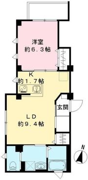 アドヴァンス等々力の間取り画像