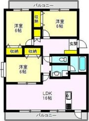 リジョンA・B棟の間取り画像