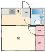 アミューズ宮本の間取り画像