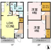 クレマンティーヌ B棟の間取り画像