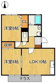 リヒト若松の間取り画像