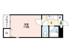 サングラッド黒髪の間取り画像