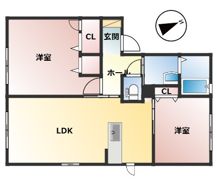 メゾンファミーユAの間取り画像