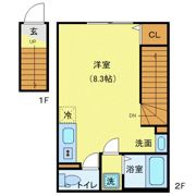 MQuarto松戸新田の間取り画像