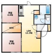 フレグランス三城B棟の間取り画像