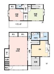 佐島1丁目 海が見える戸建ての間取り画像