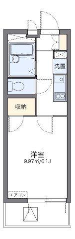 レオパレスクルーオブアイランドの間取り画像