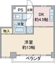 山の手荘の間取り画像
