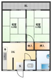 愛宕ハウスの間取り画像